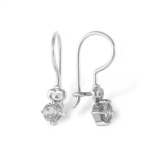 Серьги детские из серебра