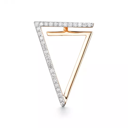 Подвеска с бриллиантами из золота