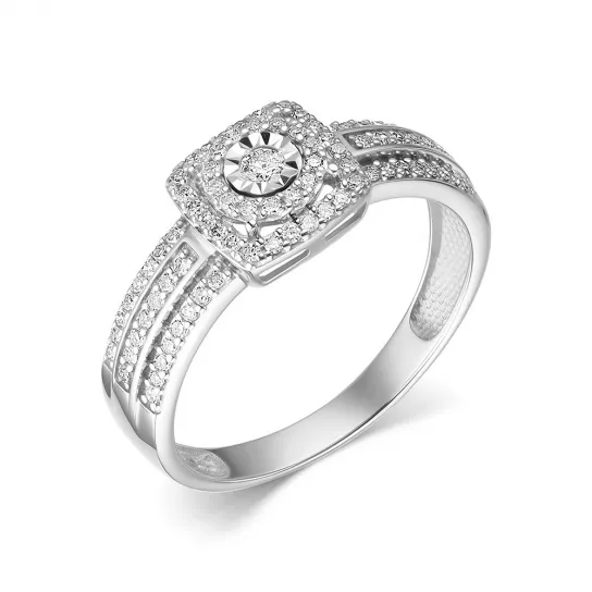 Кольцо с бриллиантами из золота